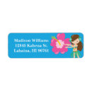 Search for hula return address labels Tropical