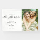 Search for the night before wedding signs Elegant script