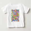 Search for geometric shapes baby clothes Colourful