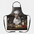 Search for white pitbull aprons Funny