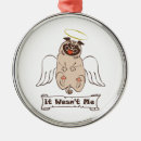 Search for angel dog christmas tree decorations Pug