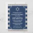 Search for traditional bar bat mitzvah invitations White