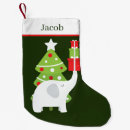 Search for elephant christmas stockings White