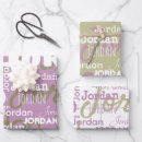 Search for lilac wrapping paper White