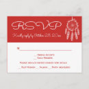 Search for native american invitations Red