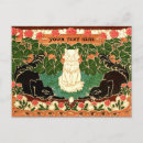 Search for vintage cat art postcards Nouveau