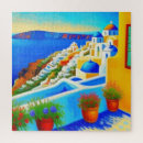 Search for ocean view puzzles Santorini