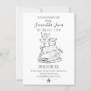 Search for black and white baby shower invitations Whimsical