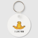 Search for funny yoga key rings Zen
