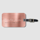 Search for metal luggage tags Modern