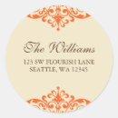 Search for thanksgiving address stickers Orange