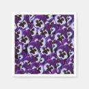 Search for pansy napkins Flowers