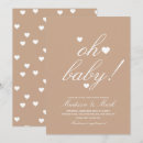 Search for earthy baby shower invitations Simple
