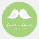 Search for love birds wedding stickers Cute