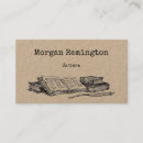 Search for librarian business cards Vintage