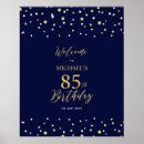 Search for 85th birthday party decor Gold
