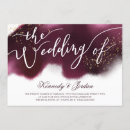 Search for burgundy and gold wedding invitations Script
