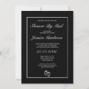 Search for black and white baby shower invitations Stylish