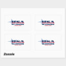 Search for illinois flag stickers Usa