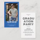 Search for graduate business cards Blue