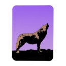 Search for wolf howling magnets Sunset