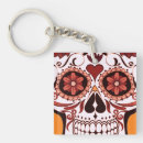 Search for day of the dead key rings Halloween