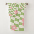 Search for checkered bath towels Vintage
