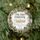 Search for botanical christmas tree decorations Our first christmas married
