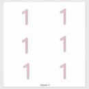 Search for number 1 stickers For kids