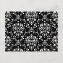 Search for modern abstract black white pattern postcards Chic