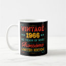 Search for for sixty year old mugs Vintage 1966