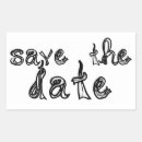 Search for black save the date stickers Letter