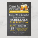 Search for surprise 21st birthday invitations Cheers to 21 years