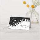 Search for music place cards Piano keys