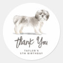 Search for grey dog stickers Birthday