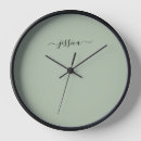 Search for green clocks Elegant