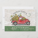 Search for vintage red truck invitations Floral