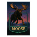 Search for moose posters Hunting