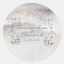 Search for elegant silver wedding stickers Gold