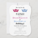 Search for prince and princess baby shower invitations Royal