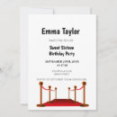 Search for hollywood red carpet sweet 16 invitations Elegant