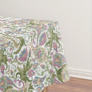 Search for paisley tablecloths Bohemian