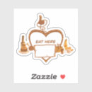 Search for kiss the cook stickers Restaurant