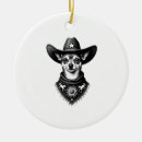 Search for cowboy christmas tree decorations Animal
