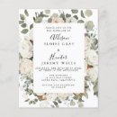Search for white floral wedding invitations Budget