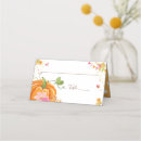 Search for pumpkins place cards Baby shower