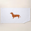 Search for dachshund beach towels Wolf