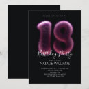 Search for girl 18th birthday invitations 18 years old