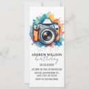 Search for photograph birthday invitations Watercolor