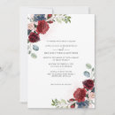 Search for watercolor burgundy floral wedding invitations Eucalyptus greenery